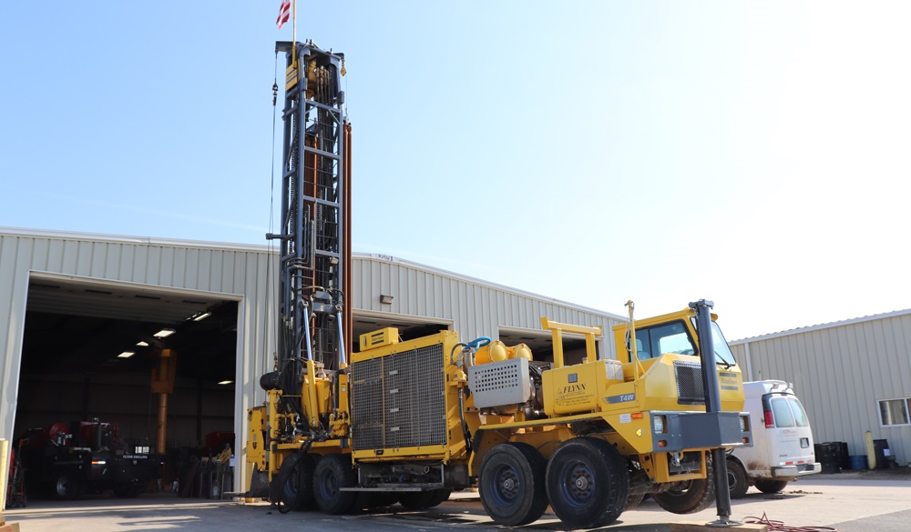 One of Flynn Drilling's drill rigs